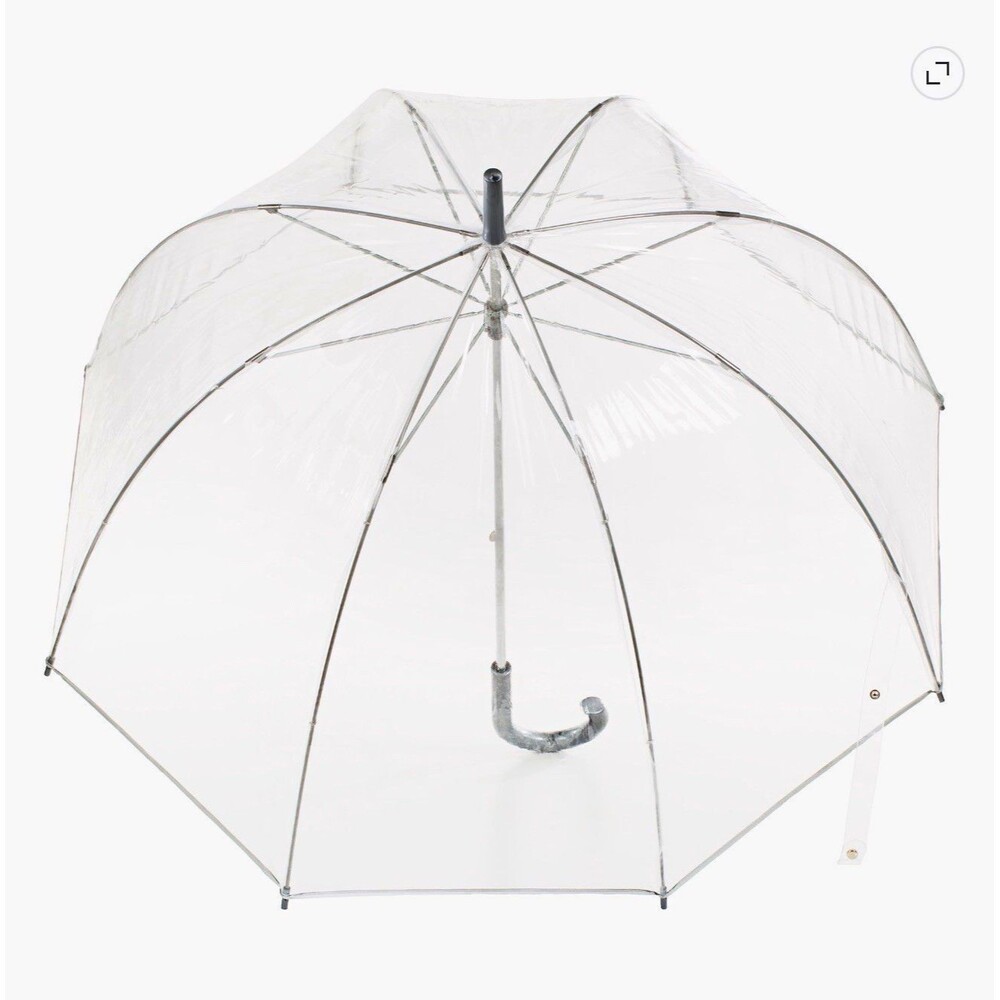 totes Clear Bubble Dome Umbrella 51" One Person Water Repellent NWT